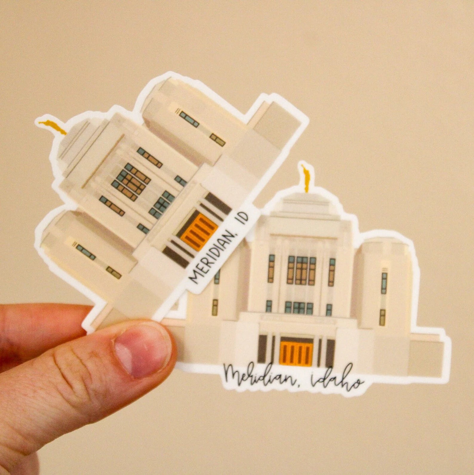 Meridian, Idaho Temple - Sunbeam Stickers