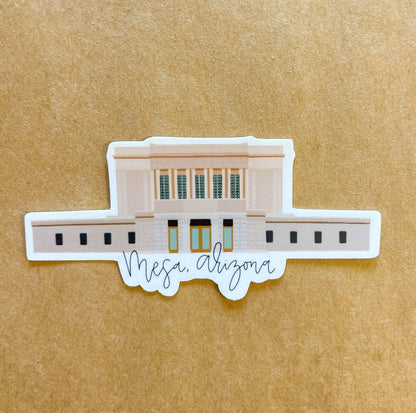 Mesa, Arizona Temple - Sunbeam Stickers