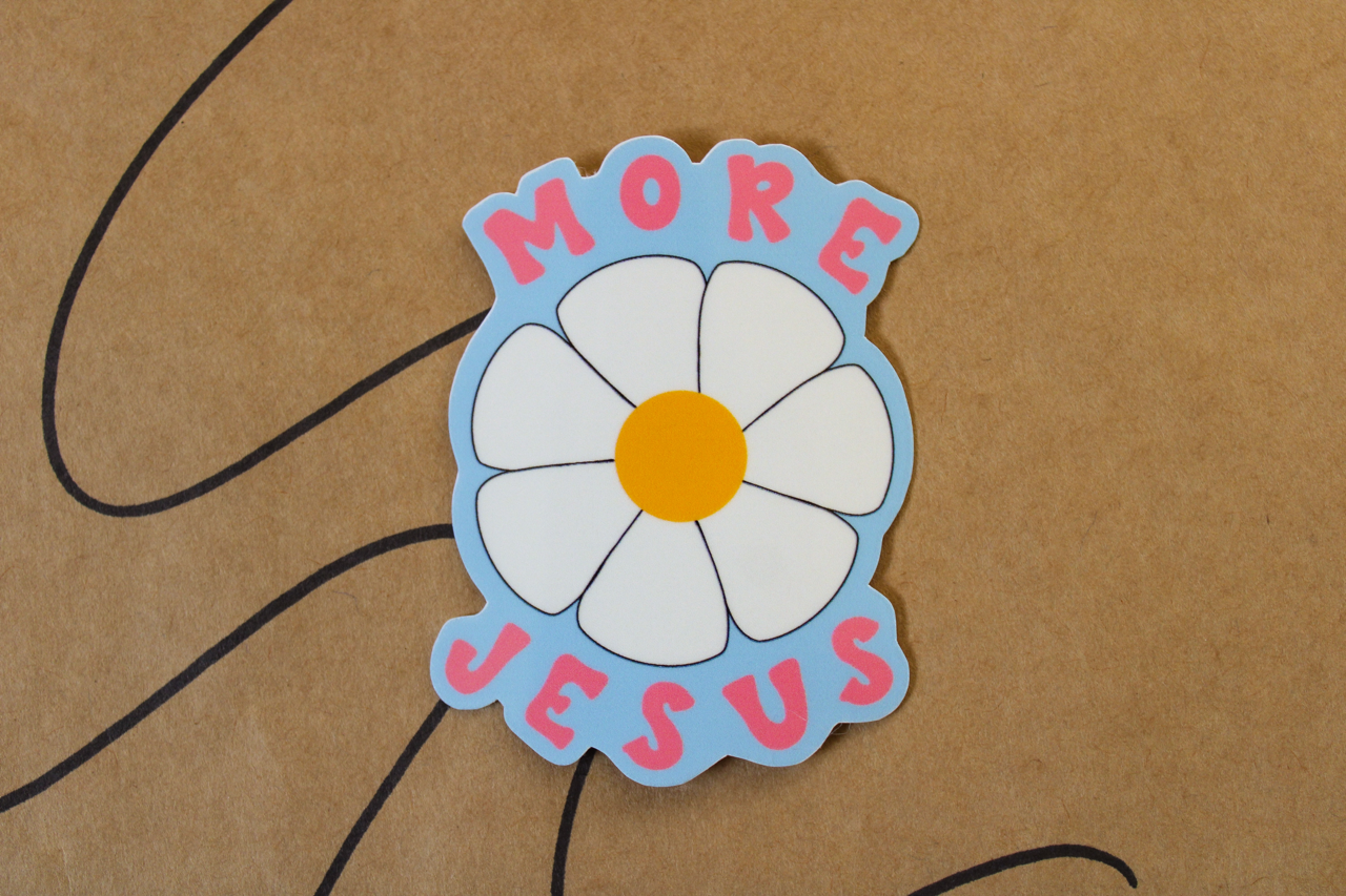 More Jesus - Sunbeam Stickers