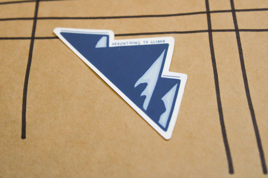 Mountains to Climb - Sunbeam Stickers