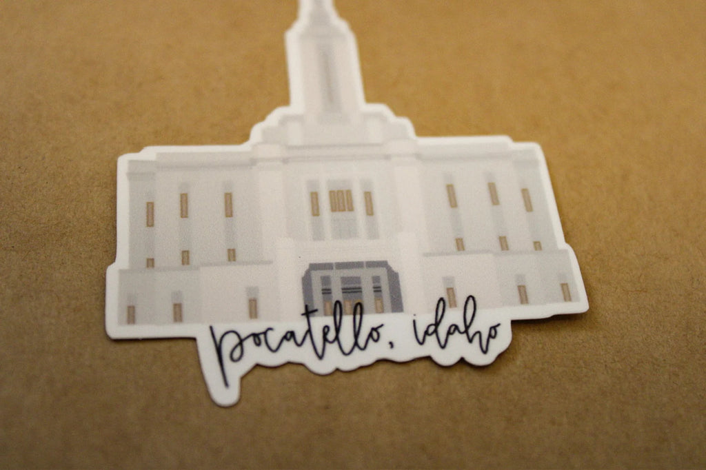Pocatello, Idaho Temple - Sunbeam Stickers