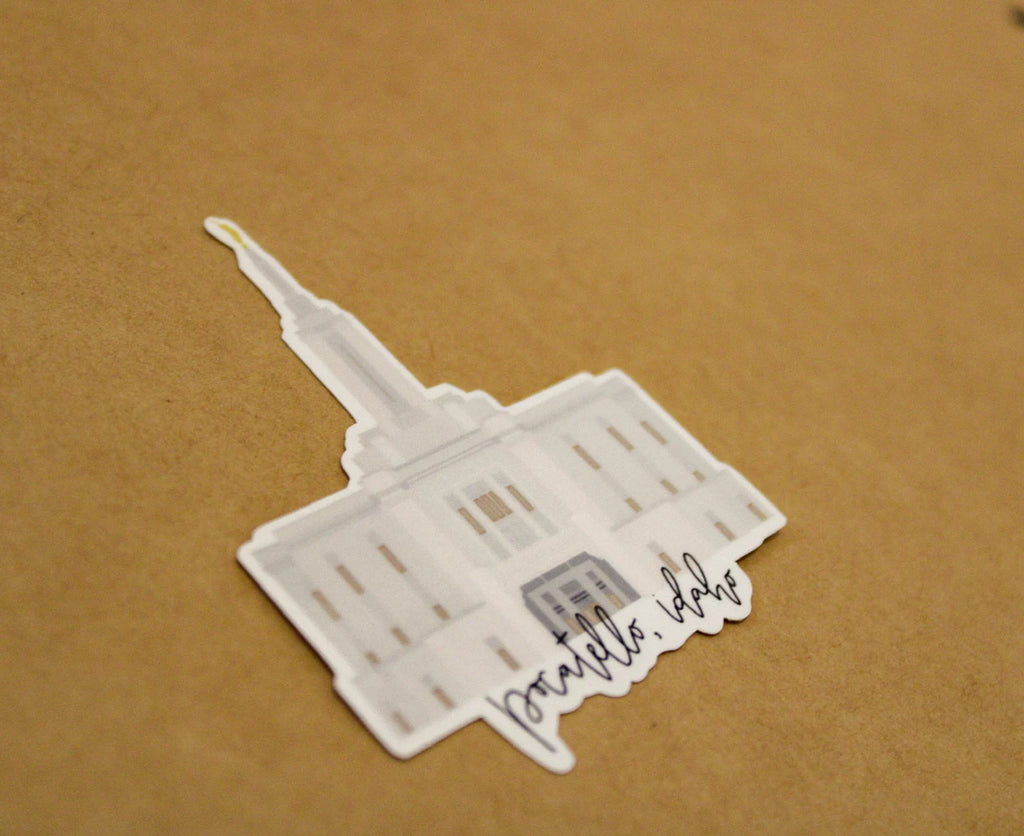 Pocatello, Idaho Temple - Sunbeam Stickers