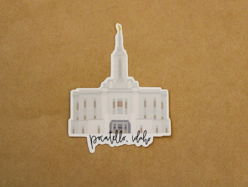 Pocatello, Idaho Temple - Sunbeam Stickers