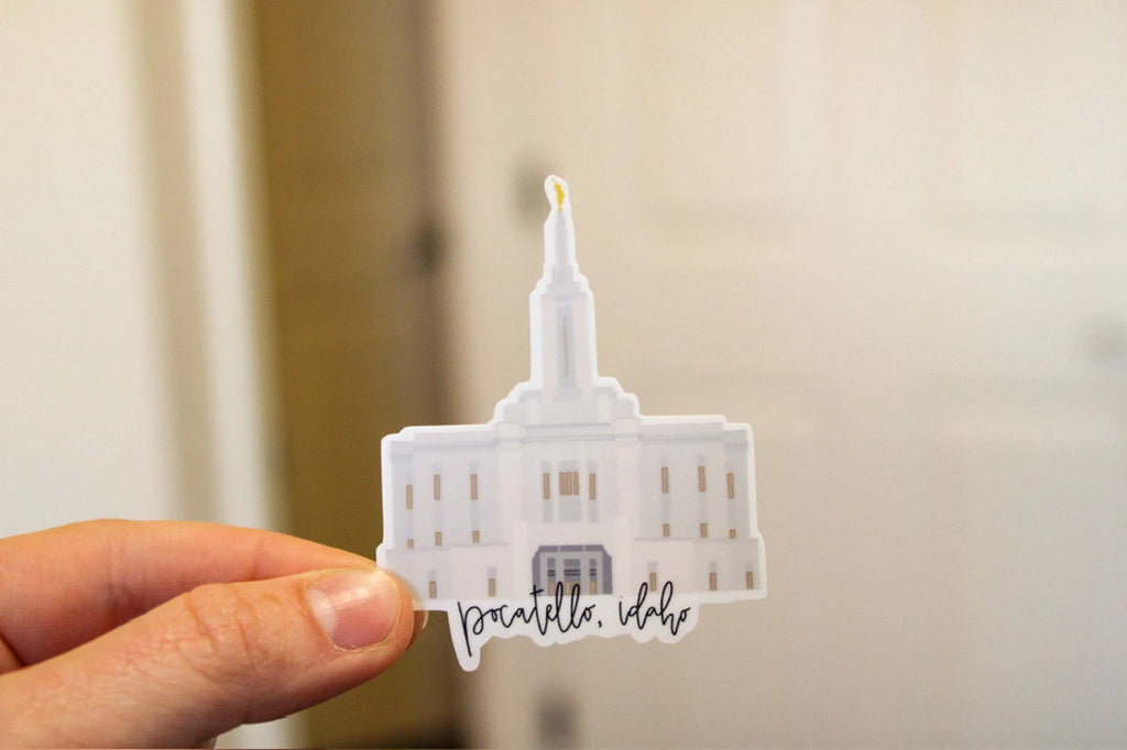 Pocatello, Idaho Temple - Sunbeam Stickers