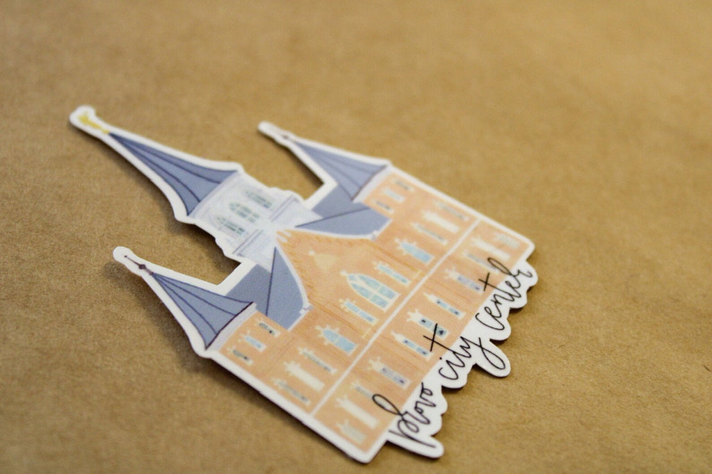 Provo City Center, Utah Temple - Sunbeam Stickers