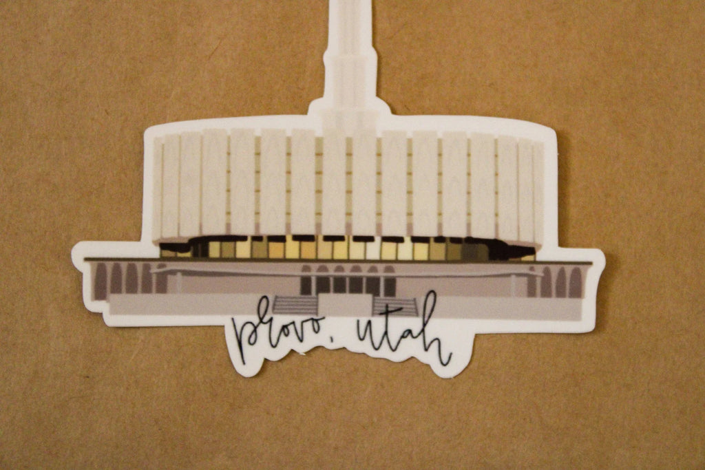 Provo, Utah Temple - Sunbeam Stickers