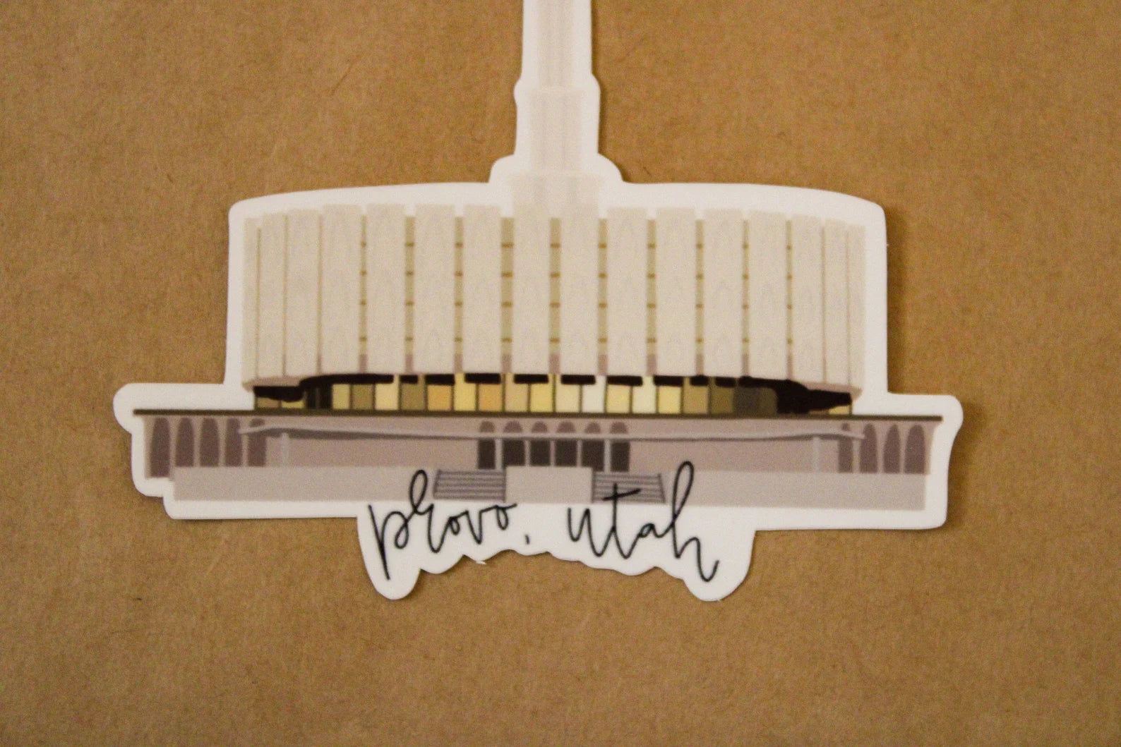 Provo, Utah Temple - Sunbeam Stickers