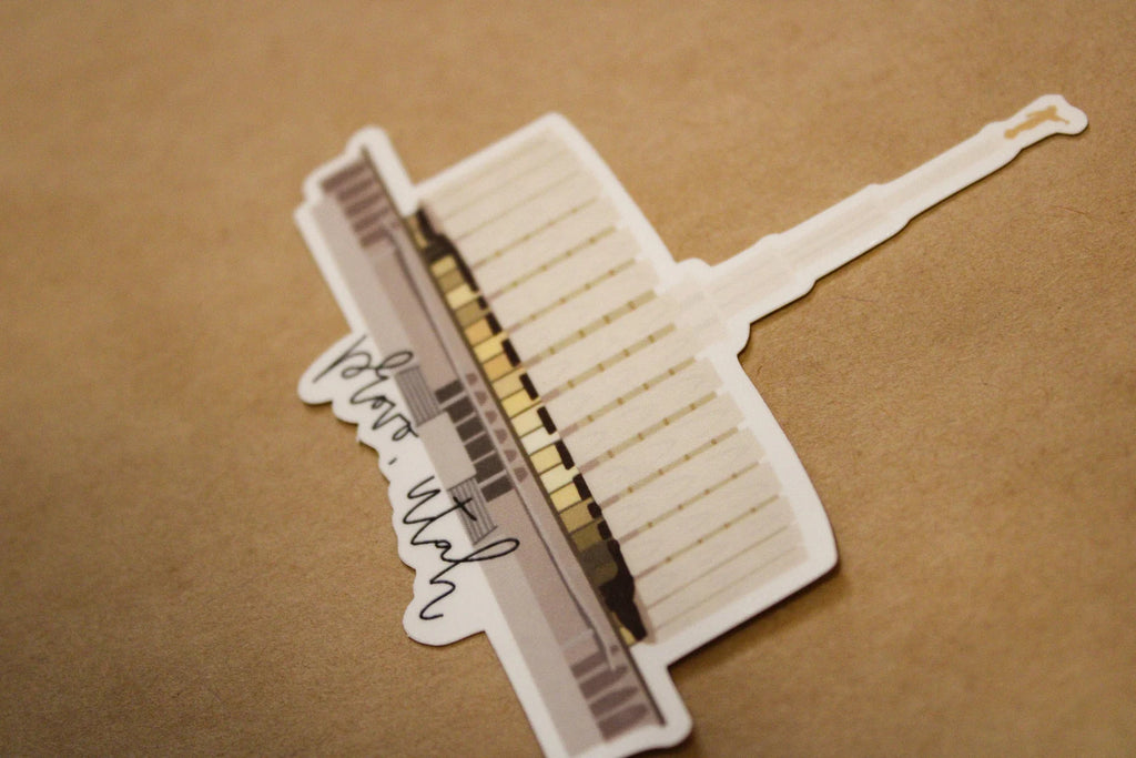 Provo, Utah Temple - Sunbeam Stickers