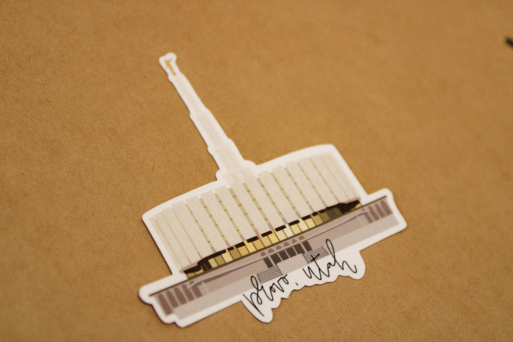 Provo, Utah Temple - Sunbeam Stickers