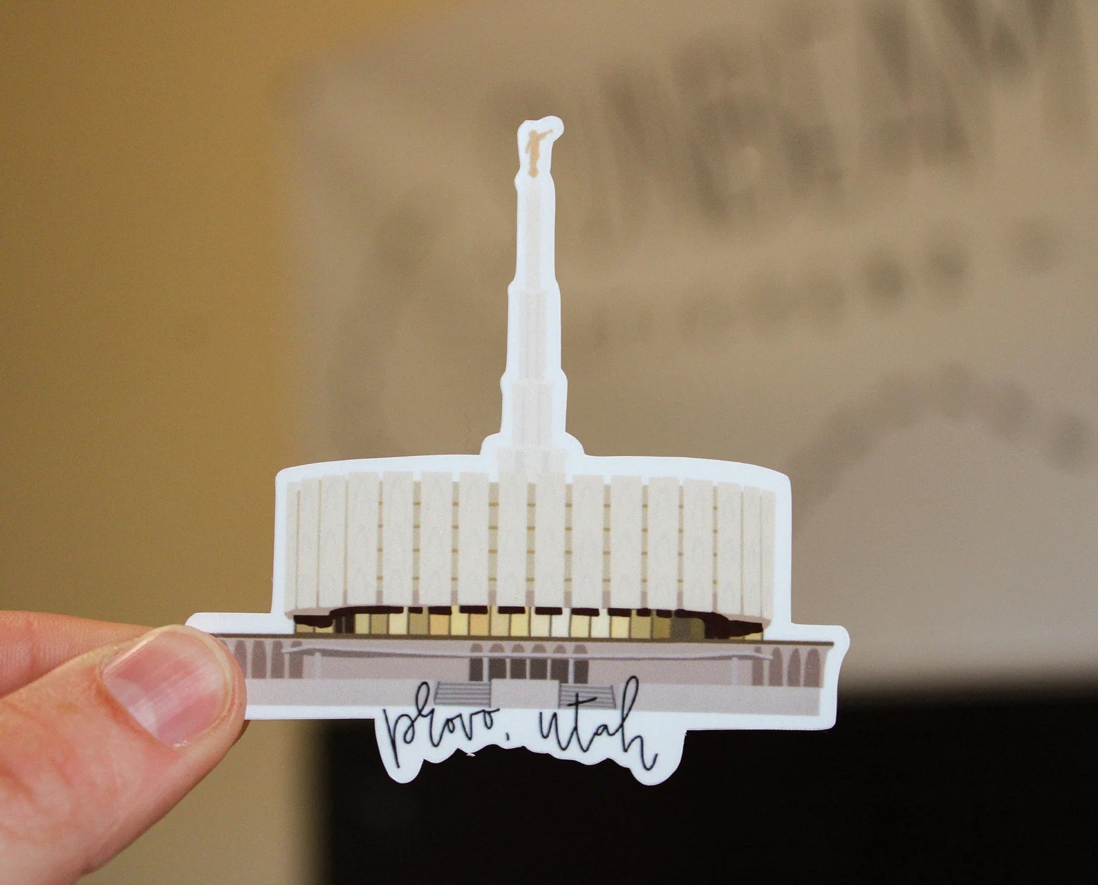 Provo, Utah Temple - Sunbeam Stickers