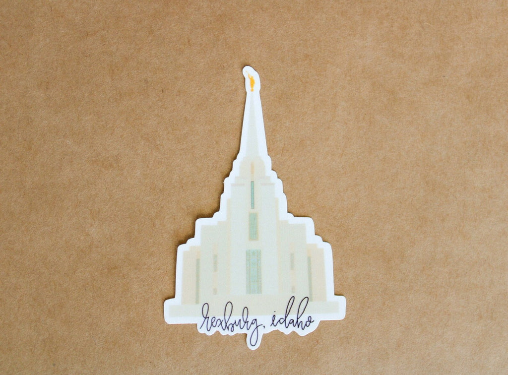 Rexburg, Idaho Temple - Sunbeam Stickers