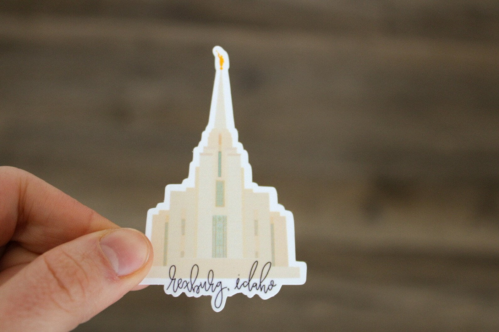 Rexburg, Idaho Temple - Sunbeam Stickers