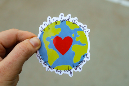 For God So Loved the World - Sunbeam Stickers