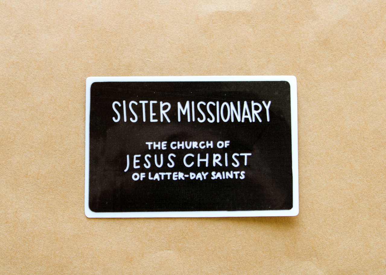 Future Missionary Tag Sticker