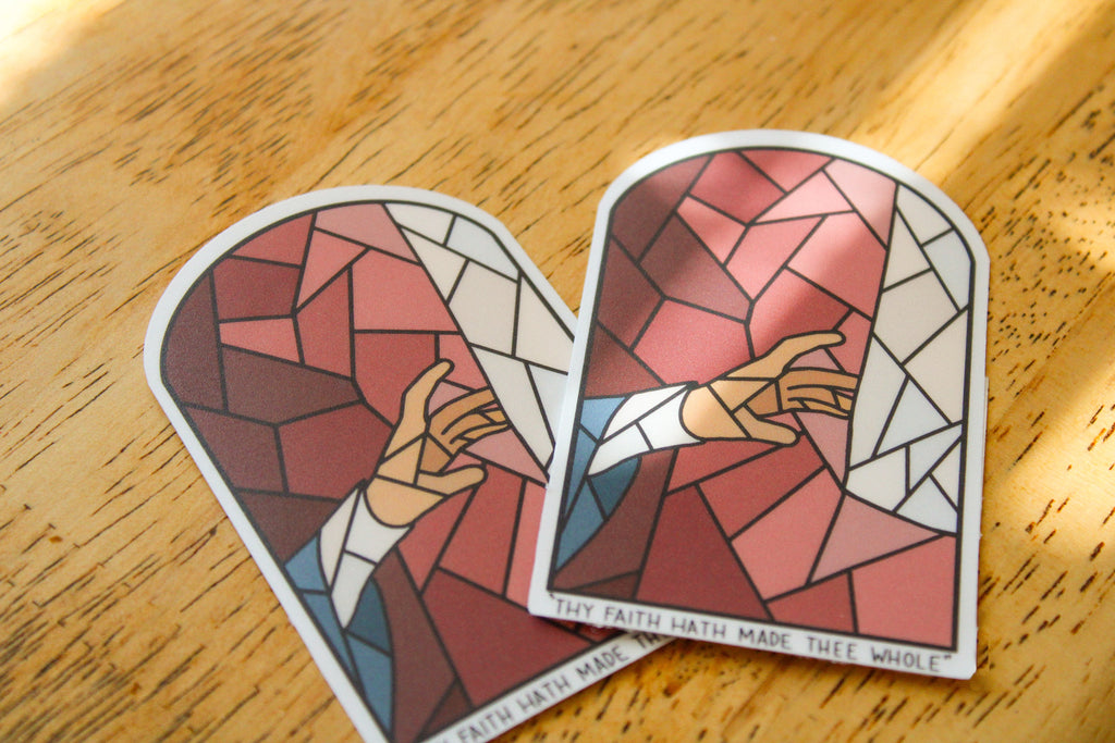 Thy Faith Hath Made Thee Whole - Sunbeam Stickers