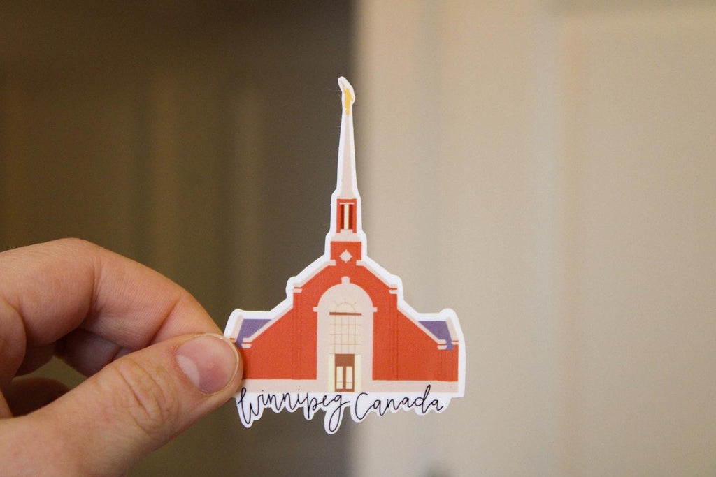 Winnipeg, Canada Temple - Sunbeam Stickers