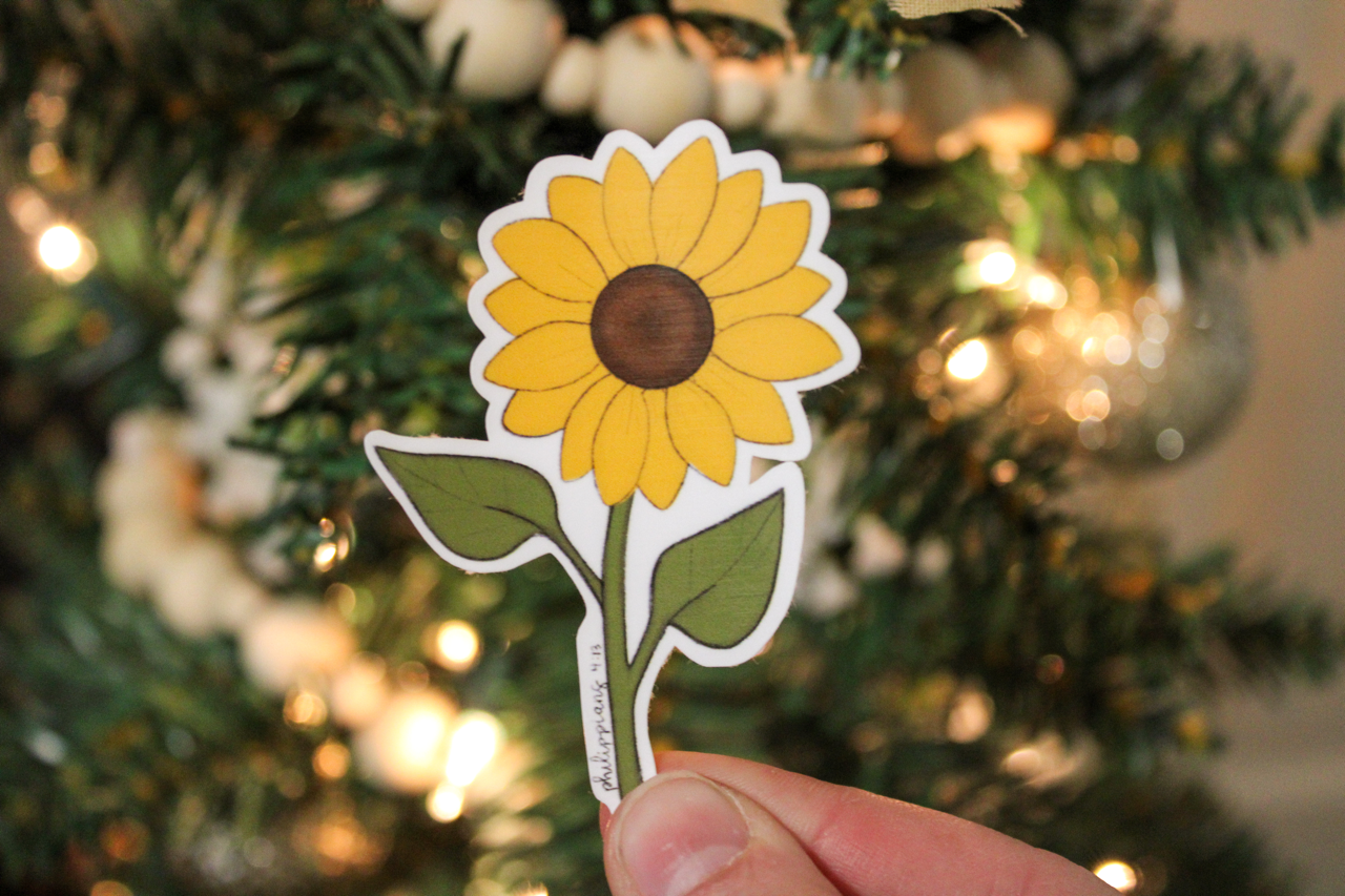 2023 LDS Youth Theme Sunflower Sticker