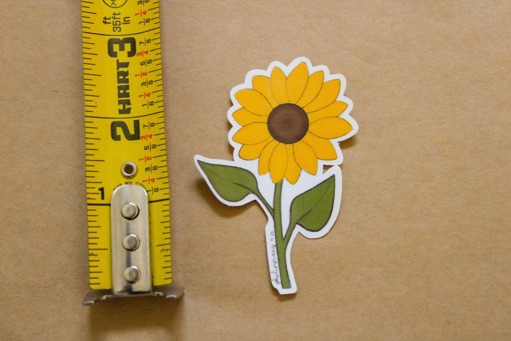 Philippians 4:13 - I Can Do All Things Through Christ (Sunflower) - Sunbeam Stickers