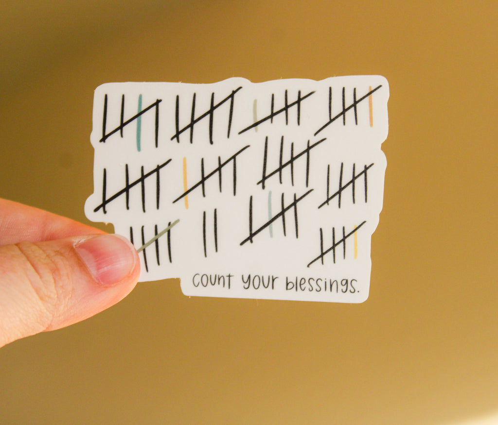 Count Your Blessings - Sunbeam Stickers